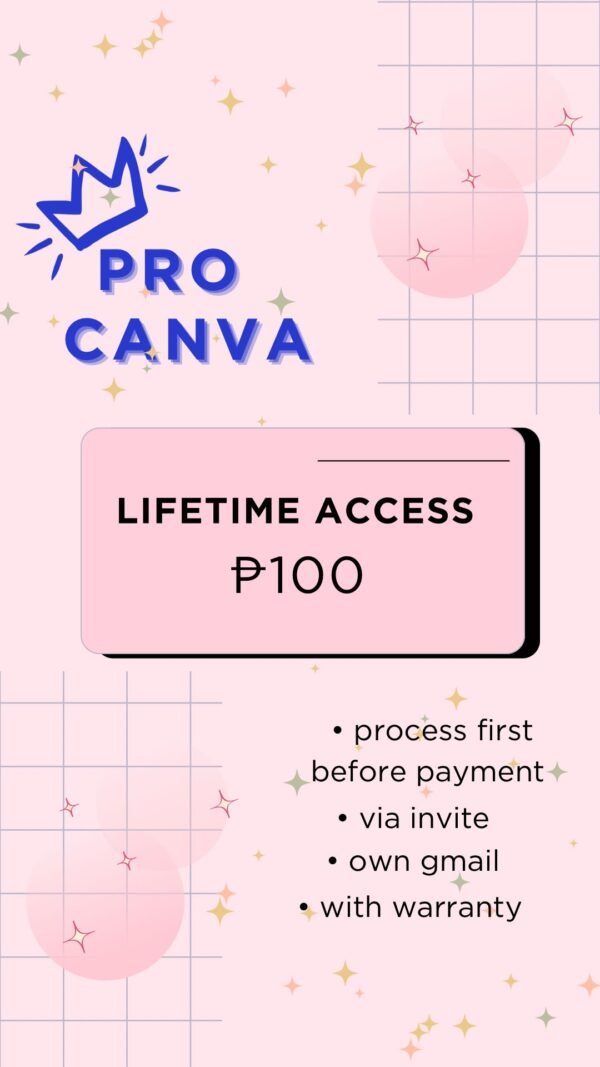 canva pro lifetime access